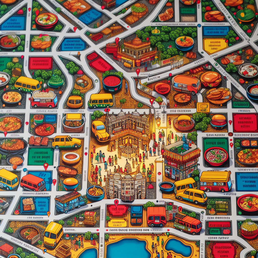 Map showing our location